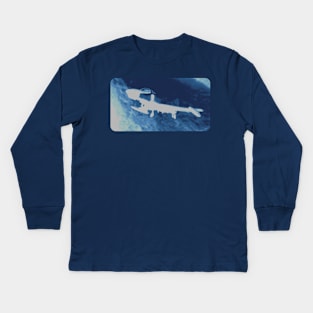 USAF F 4 airplane Kids Long Sleeve T-Shirt